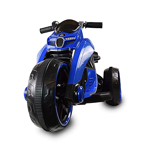 ATAA Super Fighter - Azul- Moto eléctrica Infantil Super Fighter para niños y niñas con batería 12v