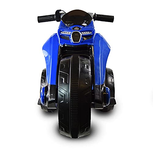 ATAA Super Fighter - Azul- Moto eléctrica Infantil Super Fighter para niños y niñas con batería 12v