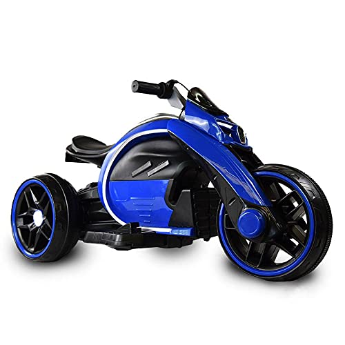 ATAA Super Fighter - Azul- Moto eléctrica Infantil Super Fighter para niños y niñas con batería 12v