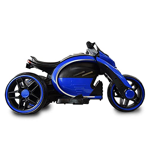 ATAA Super Fighter - Azul- Moto eléctrica Infantil Super Fighter para niños y niñas con batería 12v