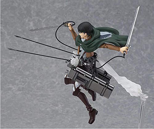 Attack On Titan Anime Figure Eren Mikasa Levi Ackerman Figma PVC Figura De Acción Colección Modelo Colección De Juguetes