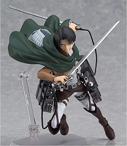 Attack On Titan Anime Figure Eren Mikasa Levi Ackerman Figma PVC Figura De Acción Colección Modelo Colección De Juguetes