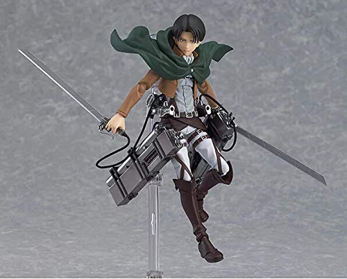 Attack On Titan Anime Figure Eren Mikasa Levi Ackerman Figma PVC Figura De Acción Colección Modelo Colección De Juguetes