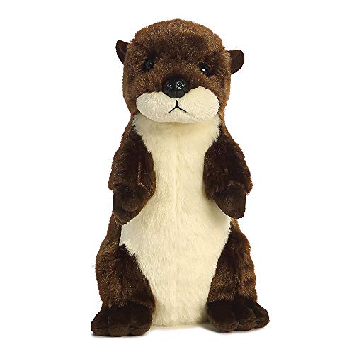 Aurora World Río Nutria Mini Flopsies de Peluche Color marrón (/), Color Blanco