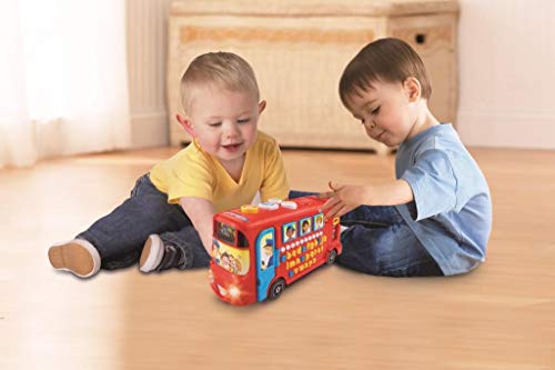 Autobús sonoro de VTech, para bebés, en rojo