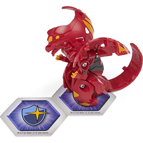 BAKUGAN, 5.1cm Tall Collectible Action and Trading Card, Dragonoid, Figura de acción Coleccionable de 5,1 cm de Geogan Rising y Carta Intercambiable (Spin Master 6061459)