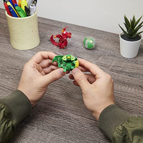 BAKUGAN, 5.1cm Tall Collectible Action and Trading Card, Dragonoid, Figura de acción Coleccionable de 5,1 cm de Geogan Rising y Carta Intercambiable (Spin Master 6061459)