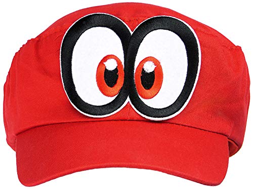 Balinco Gorra roja de Super Mario Odyssey para adultos (hombres y mujeres)- disfraces de carnaval -sombrero para hombres y mujeres