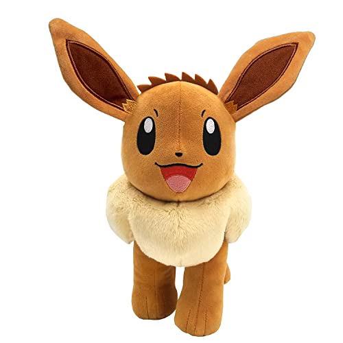 Bandai Pokémon Evoli (Eevee) - Peluche de 30 cm Todo suave-WT0061, WT0061