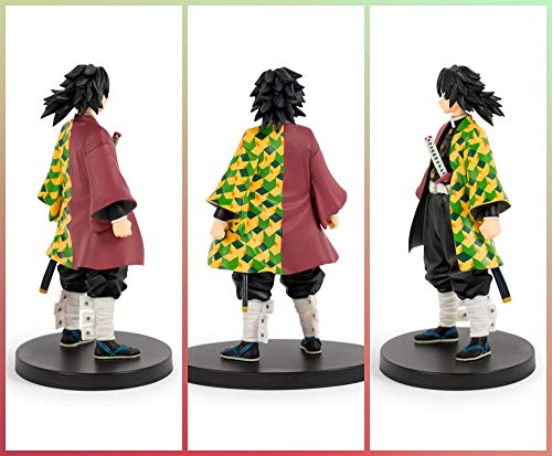 Banpresto-BP19943 Demon Slayer: Kimetsu no Yaiba, Vol.5, Figura de Acción Giyu Tomioka, Multicolor (Bandai BP19943)