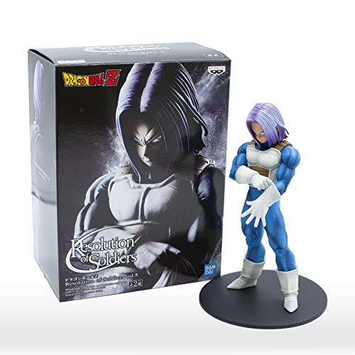 Banpresto - Figura de Accion - Dragon Ball Z Resolution of Soldiers - Trunks - Multicolor 17cm - BP18001