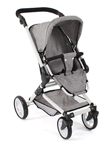 Bayer Chic 2000-Cochecito para muñecas Fides 3 en 1, Color Gris Mezclado (645 19)