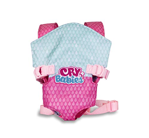 Bebés Llorones Dressy Coney el Conejo | Muñeca interactiva Que llora de Verdad con Pelo a peinar, Ropa para Vestir y Accesorios para Jugar + Portabebés