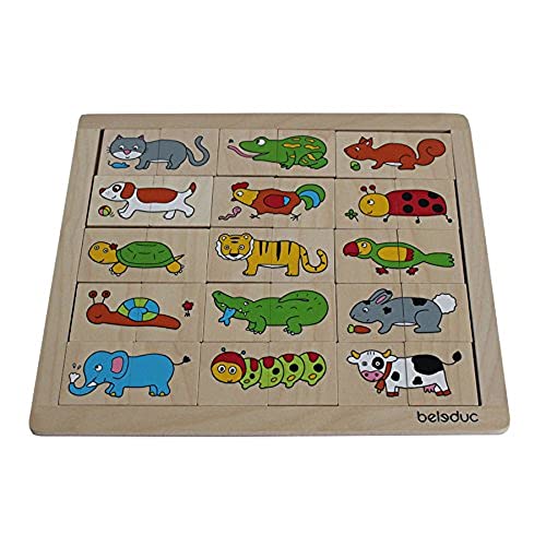 Beleduc 11006 – Match y combinación Animales Puzzle