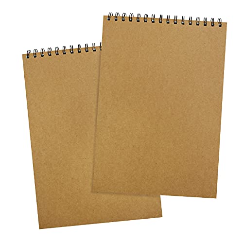 BELLE VOUS Pack de 2 Bloc Dibujo A4 con 46 Paginas de 128 gsm 21 x