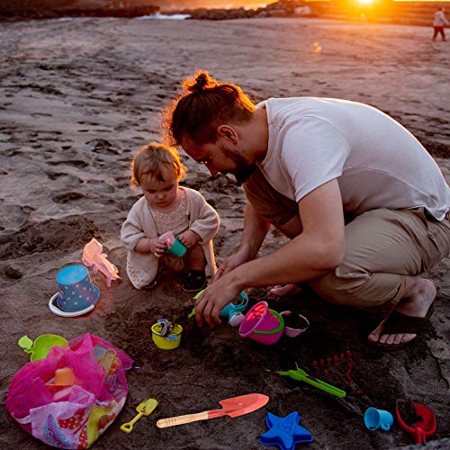 BESPORTBLE Mini Palas de Arena de Madera para Niños con Pala de Hierro Juguetes de Excavadora de Playa Herramientas de Jardín para Niños Equipo de Caja de Arena de Playa para Niños Juguetes