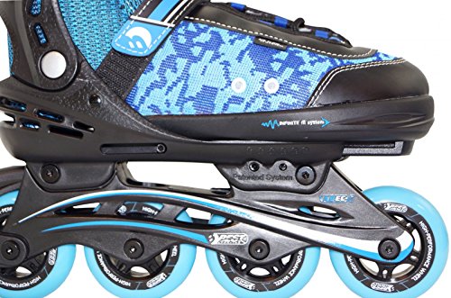 Best Sporting- Inline-Skates Patines en línea para niños Abec 5, Color azul y negro, 29-34 (30113) , color/modelo surtido