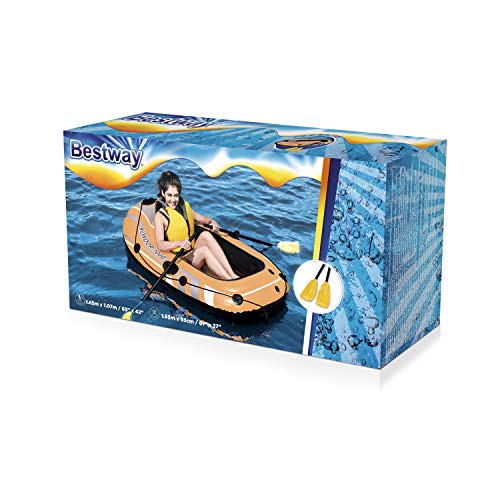 Bestway 61078 - Barca Hinchable Hydro-Force Kondor 1000 Set 1 Persona Con Remos