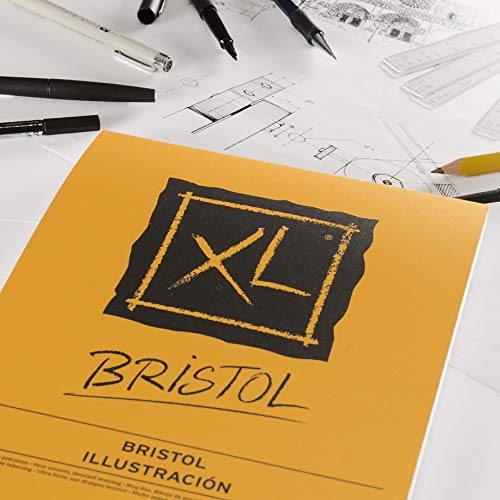 Bloc Dibujo Canson Xl Bristol Din A4 Extraliso Encolado 21x29,7 Cm 50 Hojas 180 Gr