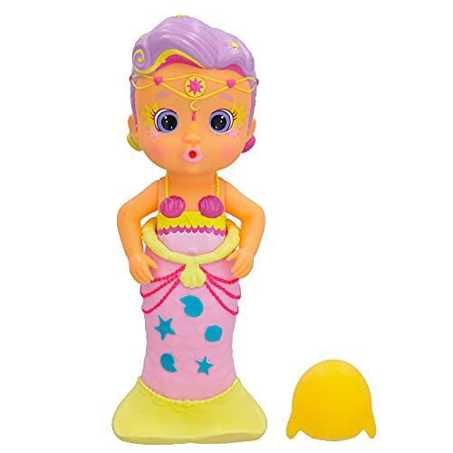 Bloopies Mermaids - Sirenita Magiche Code Audrey - Muñeca Sirena con Cola extraíble y con su Amigo del mar; rocian Agua y bolla; Juego de baño y Juegos de Agua para niños a Partir de 2 años, 84353IM1