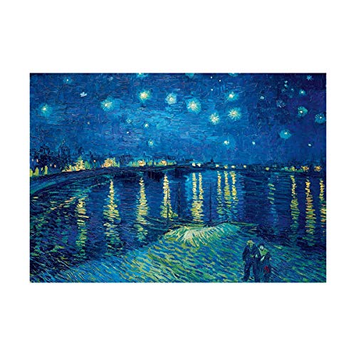 Bluebird puzzle Vincent Van Gogh - Noche Estrellada sobre el ródano 1000 Piezas