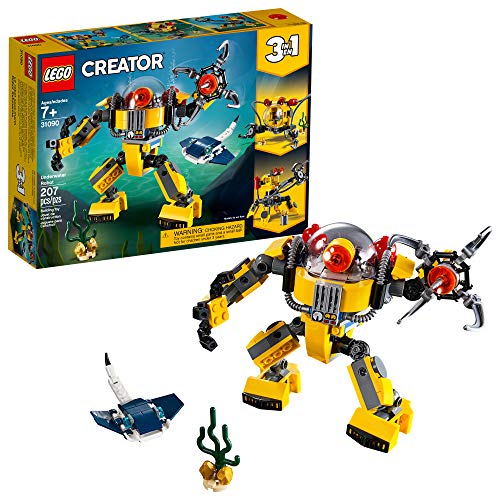 Bonbell Lego Creator 31090 - Robot subacuático (207 piezas)