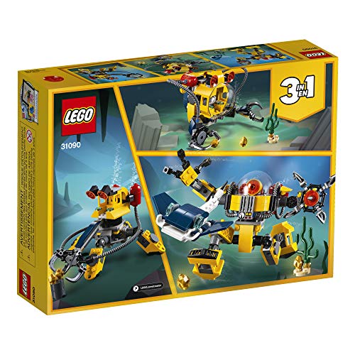 Bonbell Lego Creator 31090 - Robot subacuático (207 piezas)