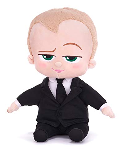 Boss Baby 1 figura de peluche blandas de 28 cm edición nueva | Boss de juguete, película 2021, figuras de acción de dibujos animados originales niños, decoración de cumpleaños regalo (Boss)