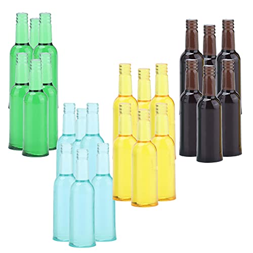 Botellas de Vino para Casa de Muñecas, Escala 1/12, Miniatura, para Casa de Muñecas, Cerveza, Bebidas, Resina, 24 Piezas para Casa de Muñecas, Restaurante, para Casa de Muñecas, Cocina para