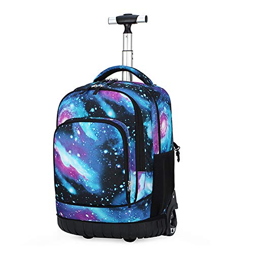 BOZONLI Bolsas Escolares Mochilas Escolares con Ruedas, Mochila Trolley Mochila Ruedas Equipaje Infantil niños Cabina de Equipaje Maleta Trolley para Niñas y Niños