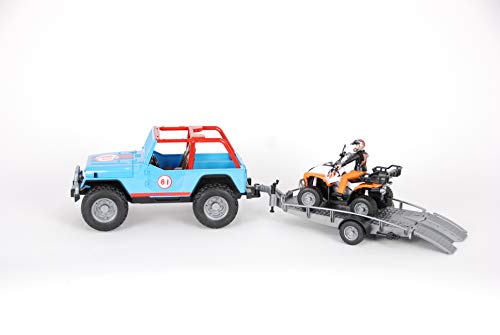 Bruder - Jeep Cross Country con Quad Bruder - BRU-01696