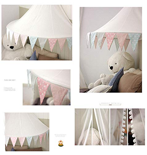 Btrice Nordic Ins Half Moon Tent Girl, Carpa para Niños Mosquitera Casa De Juegos para Bebés Carpa De Jardín De Infantes Carpa Pequeña De Princesa