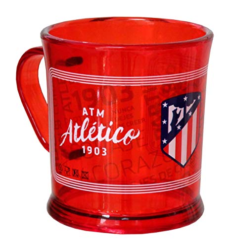 C Y P Atletico DE Madrid Taza de plastico translucida, 0