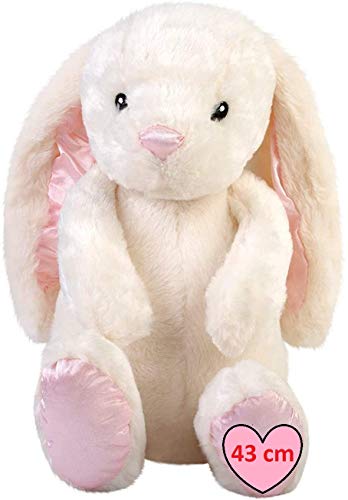 CANOPUS Conejo Peluche, Conejo de Peluche (43cm), Conejito de Pascua, Lindos Peluches, Felpa Suave Juguete, Animales de Peluche para Niñas y Niños, Plush Animal Plush Rabbit