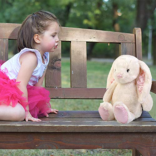 CANOPUS Conejo Peluche, Conejo de Peluche (43cm), Conejito de Pascua, Lindos Peluches, Felpa Suave Juguete, Animales de Peluche para Niñas y Niños, Plush Animal Plush Rabbit