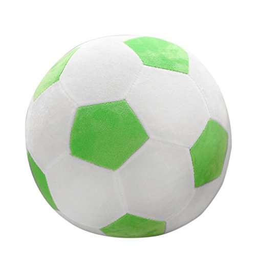 CAREMiLLE 25cm Forma de fútbol Muñeca de Peluche Pelota de fútbol Peluche de Juguete Niños Bebé Regalo Nuevo, Humidificador de Aire-Blanco y Negro