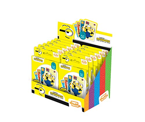 Cartamundi Juego de Cartas Shuffle Fun Minions 2 - Baraja de Cartas con 4 Juegos de Snap, Familias, Parejas y Juego de Acción