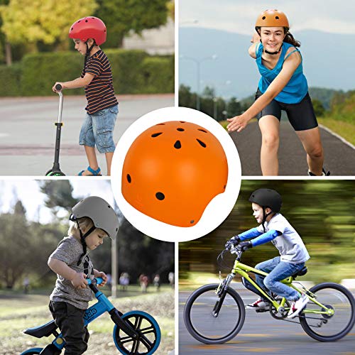 Casco de Bicicleta para niños, Casco de Seguridad para niños pequeños antichoque para Deportes múltiples, patineta de Ciclismo, patineta, Ajustable Desde niños pequeños hasta jóvenes con 3 tamaños