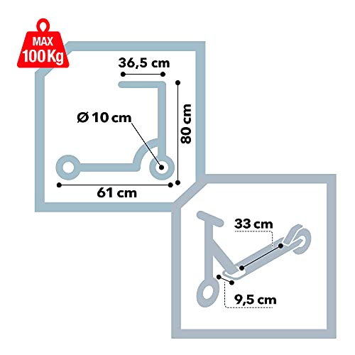 CB Riders - Patinete para niños 5 años patinete acrobático aluminio ruedas 10 cm cb riders (54065)