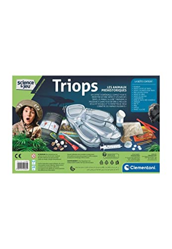 Clementoni -52565-Triops, Animales Prehistóricos-Juego Científico Versión Francesa-8 años y Plus-Fabricado en Italia 52565