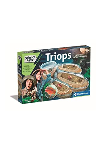 Clementoni -52565-Triops, Animales Prehistóricos-Juego Científico Versión Francesa-8 años y Plus-Fabricado en Italia 52565