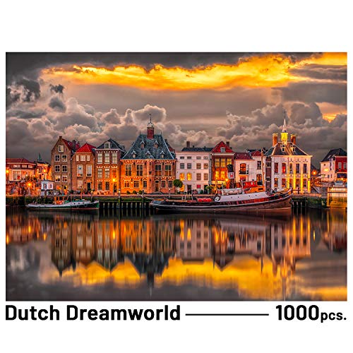 Clementoni- Collection: Dutch Dreamworld Puzzle, 1000 Piezas, Multicolor (39421.0)