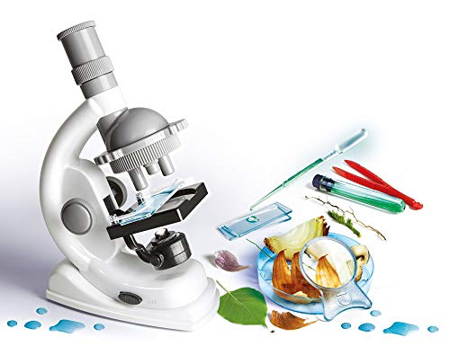 Clementoni Galileo 69804 - Juego Educativo de experimentos con microscopio (Instrucciones en alemán)