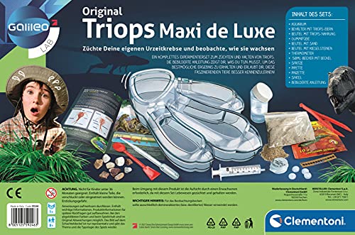 Clementoni- Galileo Original Maxi Deluxe-Triops (59246)