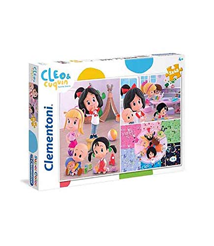 Clementoni- Telerin Family 3 Puzzles 48 Piezas Cleo Cuquin (55268.9)