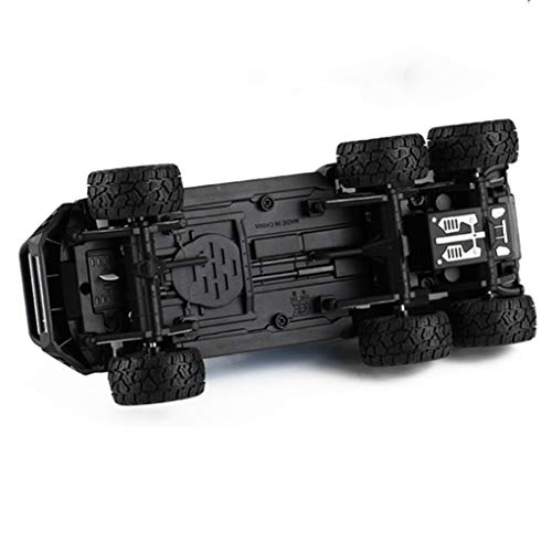 Coches 1:24 Modelo de Coche/Compatible con Ford F150 Raptor Modificado 6X6 Todo Terreno Pickup Truck/Simulación de aleación Modelo de Coche de fundición a presión de Coches 6 Puerta con la motocic