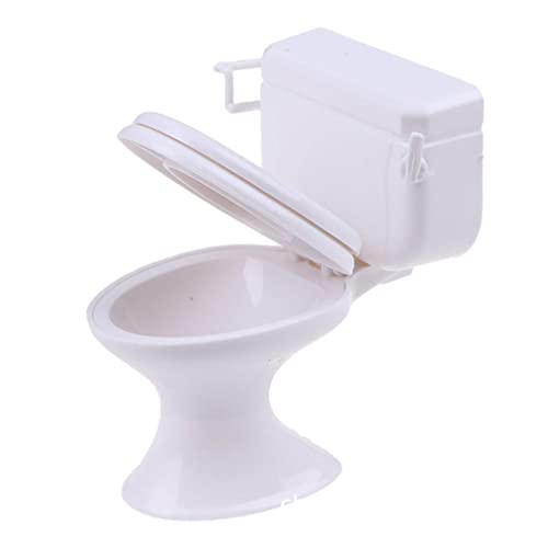 Colcolo 2X Casa de Muñecas Muebles de Baño Baño WC Pantalla Casa de Muñecas de Juguete