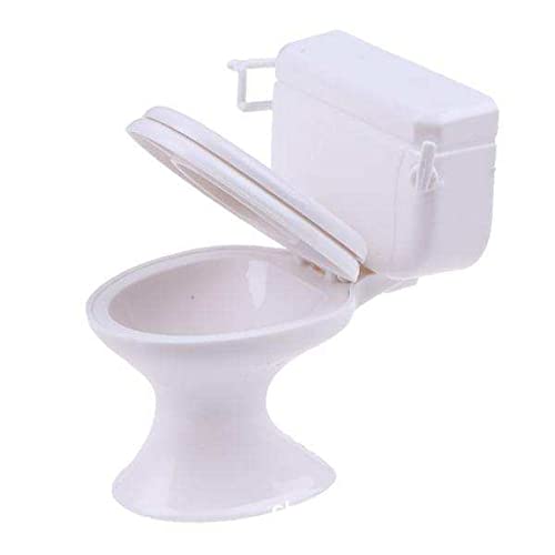 Colcolo 2X Casa de Muñecas Muebles de Baño Baño WC Pantalla Casa de Muñecas de Juguete