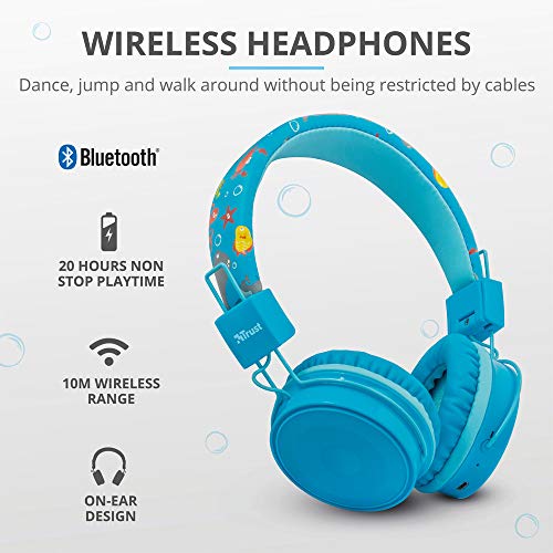 Comi - Auriculares inalámbricos con Bluetooth, Color Azul