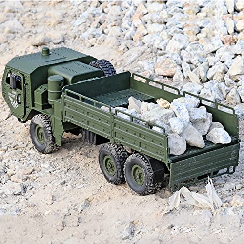 conpoir Q75 RC Truck 6WD 2.4GHz Army Truck Off-Road Car Gift para Adultos Niños Niños